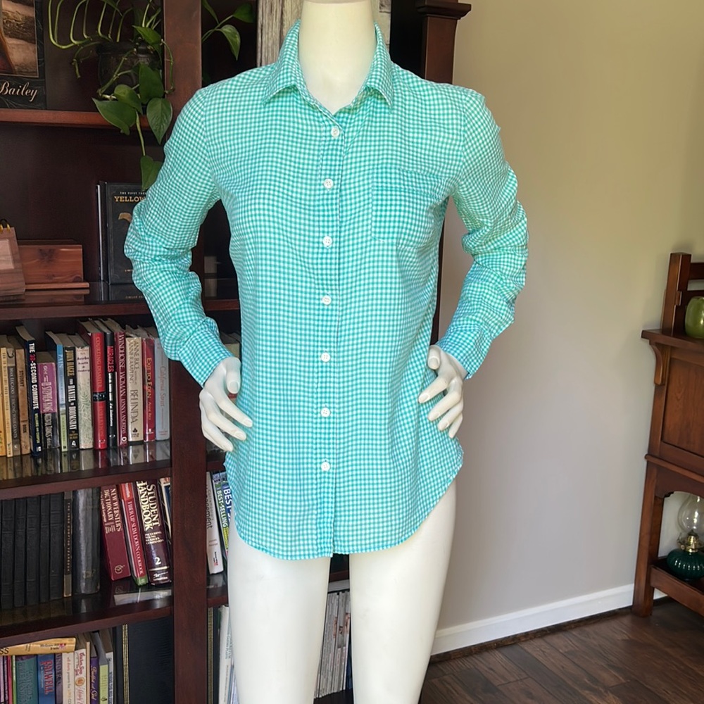J Crew plaid top